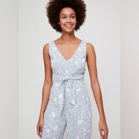 Wilfred Ecoulement V Jumpsuit in Pearl Grey / White - Picture 3 of 11